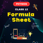 Physics Class 12 Formula Sheet